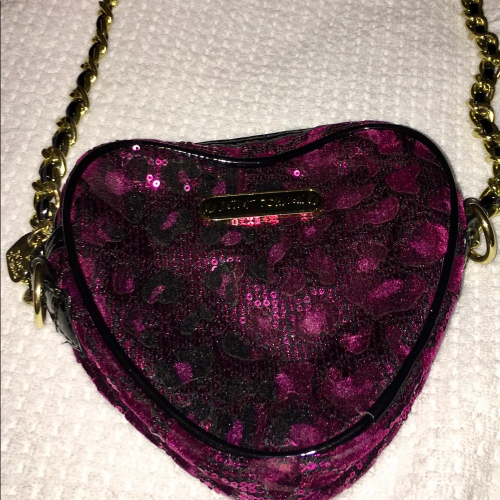Betsy Johnson purse. lightly used, in good shape.